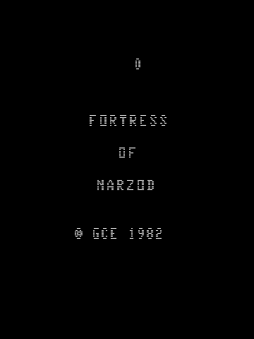 Fortress of Narzod screenshot 5 for Vectrex